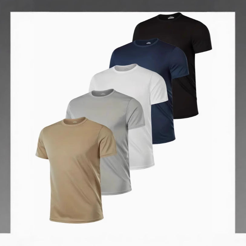Camiseta Casual de Verano para Hombre | Manga Corta y Cuello Redondo