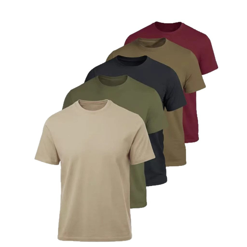 Camiseta Casual de Verano para Hombre | Manga Corta y Cuello Redondo