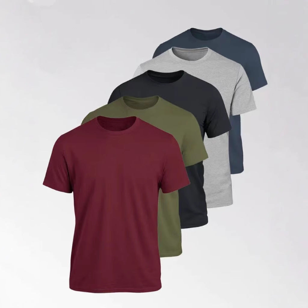 Camiseta Casual de Verano para Hombre | Manga Corta y Cuello Redondo